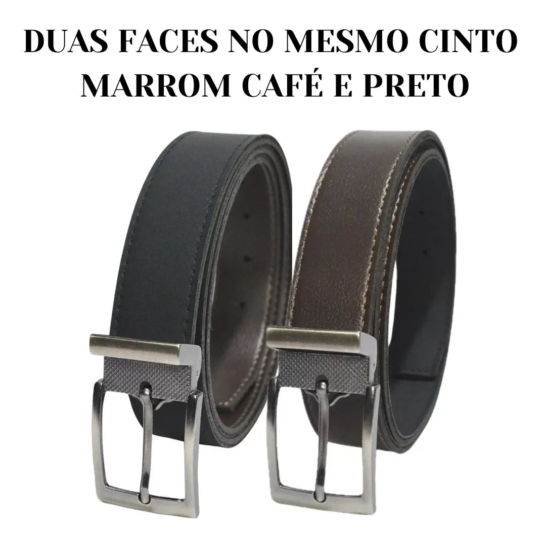 Cinto Masculino Dupla Face Allegante II