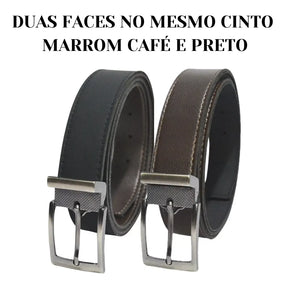 Cinto Masculino Dupla Face Allegante II