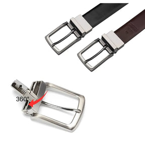 Cinto Masculino de Couro Dupla Face | Allegante