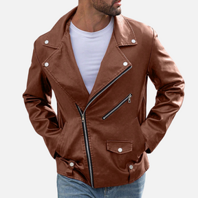 Jaqueta de Couro Masculina Mannor MRM150