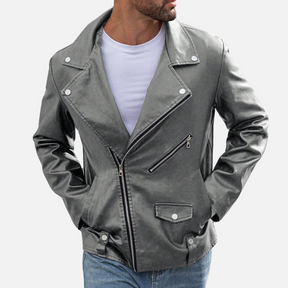 Jaqueta de Couro Masculina Mannor MRM150