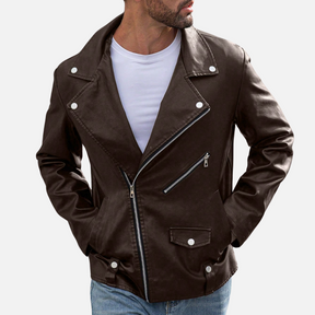 Jaqueta de Couro Masculina Mannor MRM150