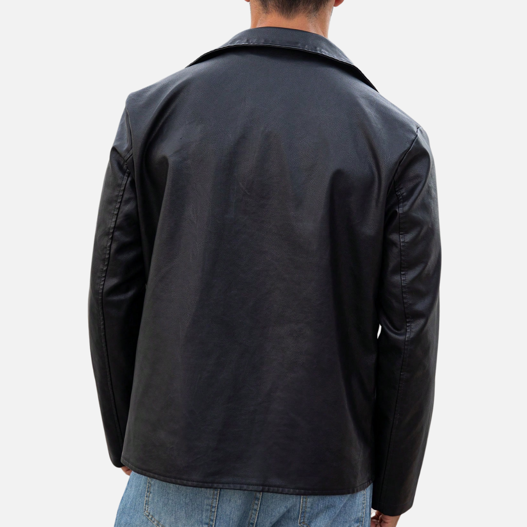 Jaqueta de Couro Masculina Mannor MRM150