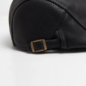 Boina Masculina Inglesa de Couro MANN MR10