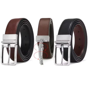 Cinto Masculino de Couro Dupla Face | Allegante