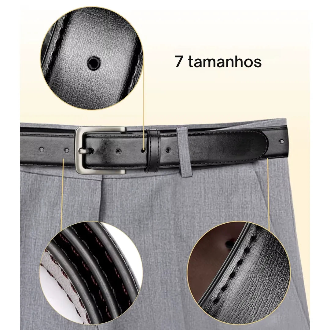 Cinto Masculino de Couro Casualle
