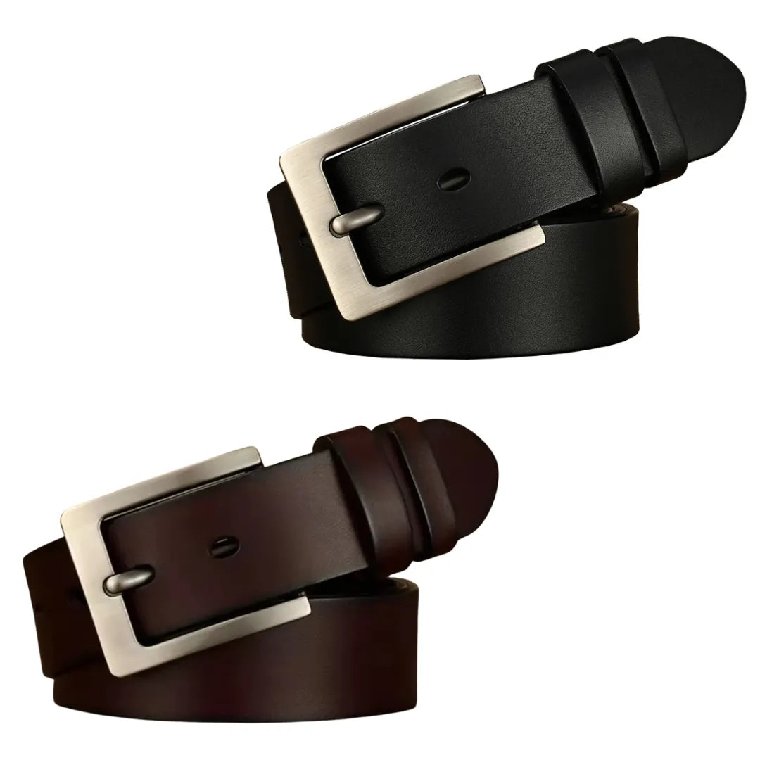 Cinto de Couro Legítimo Allegante Plus II (Até 170cm) - Desconto na Segunda Unidade