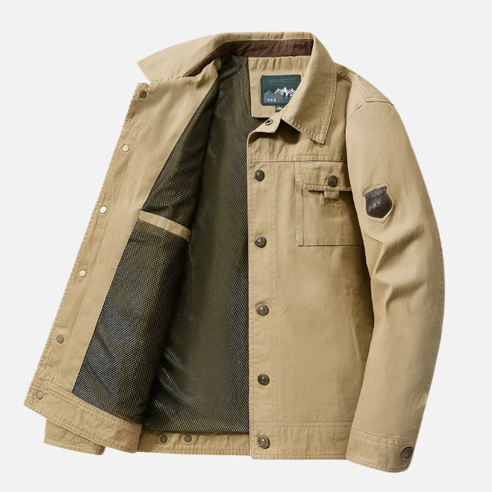 Jaqueta Casual Masculina em Algodão Mannor MRM061