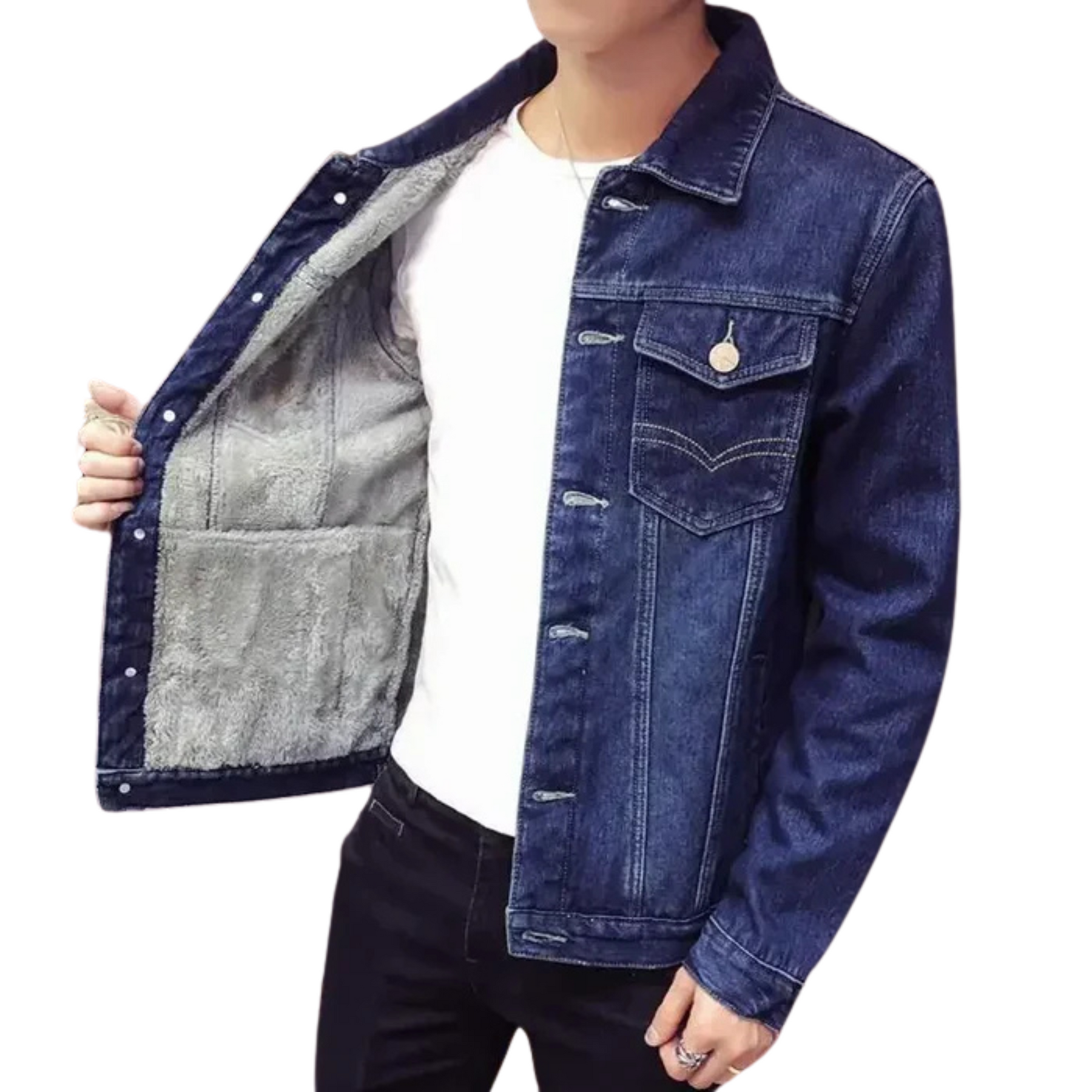 Jaqueta Jeans Masculina Mannor MRM125