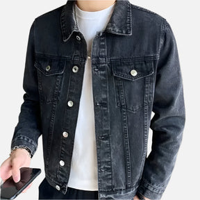 Jaqueta Jeans Masculina com Botões Mannor MRM067