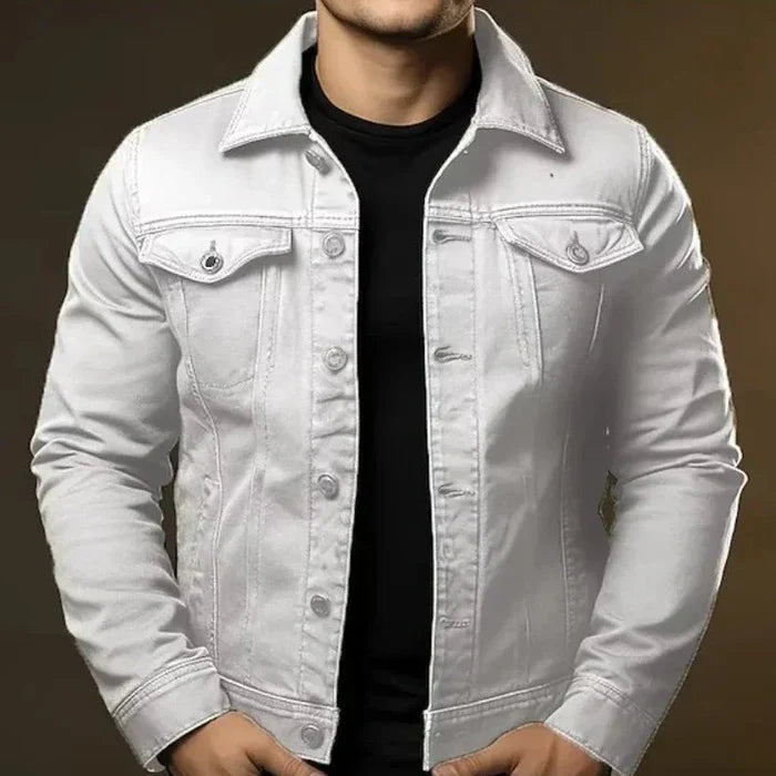 Jaqueta Jeans Masculina Slim Mannor MRM57