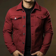 Jaqueta Jeans Masculina Slim Mannor MRM57