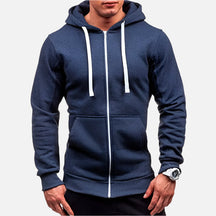 Jaqueta Moletom Masculina com Capuz e Zíper Mannor MRM093