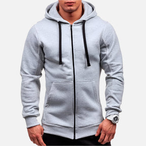 Jaqueta Moletom Masculina com Capuz e Zíper Mannor MRM093