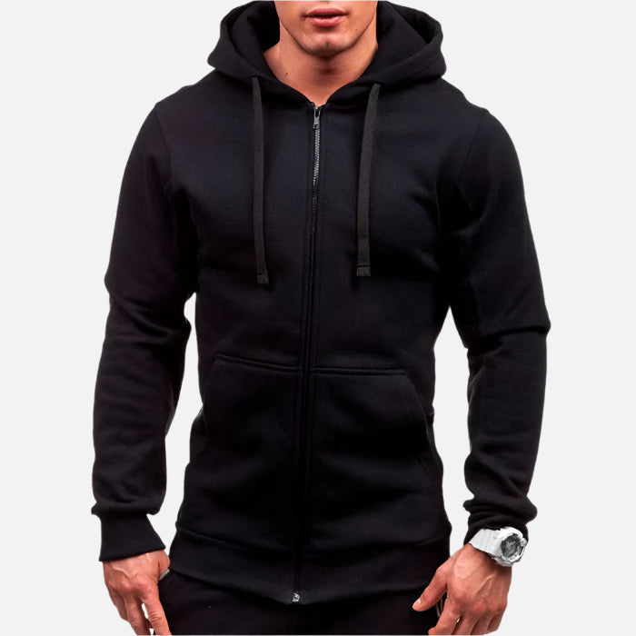 Jaqueta Moletom Masculina com Capuz e Zíper Mannor MRM093