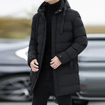 Jaqueta Puffer Masculina Alongada Mannor MRM097
